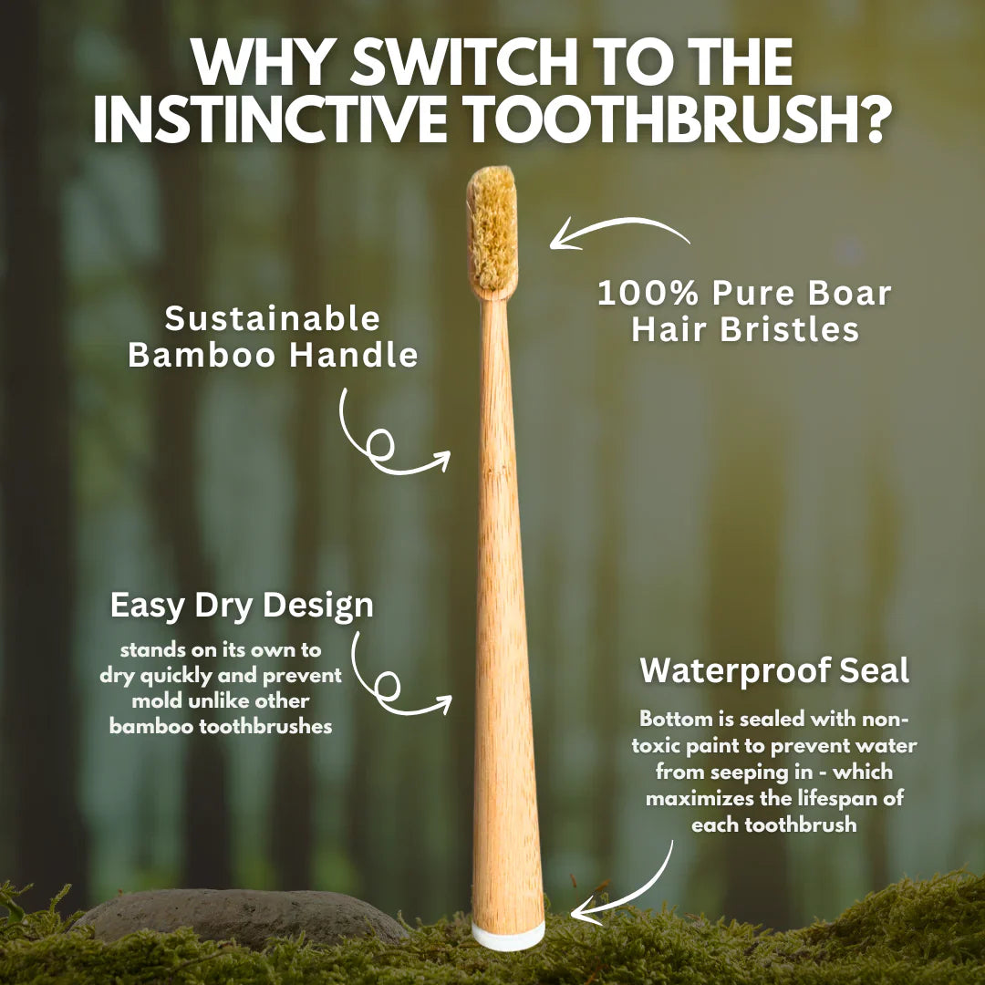 Lavily™ - Boar Bristle Toothbrush (4 Pack)
